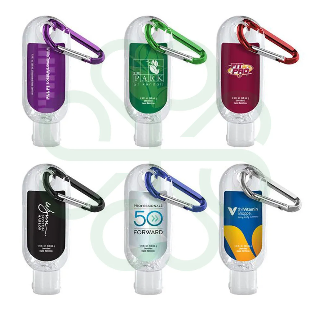 1OZ Hand Sanitizer with Carabiner CP1014