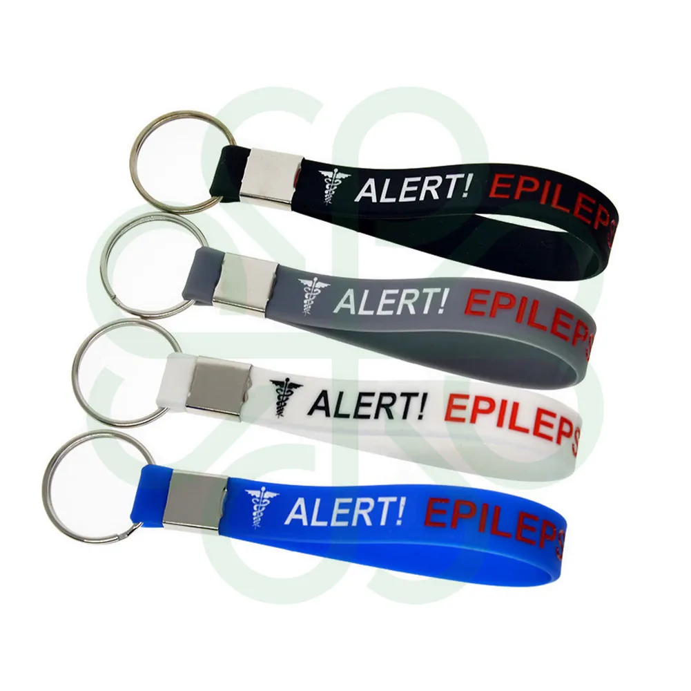 Silicone Wristband Keychain Key Tag CP1056 Silicone Wristband Keychain Key Tag CP1056