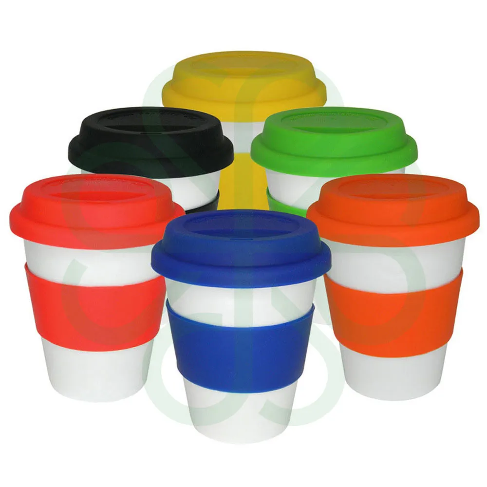 12 ounce Coffee Mug Travel Tumbler w/ Silicone Band CP1062 12 ounce Coffee Mug Travel Tumbler w/ Silicone Band CP1062